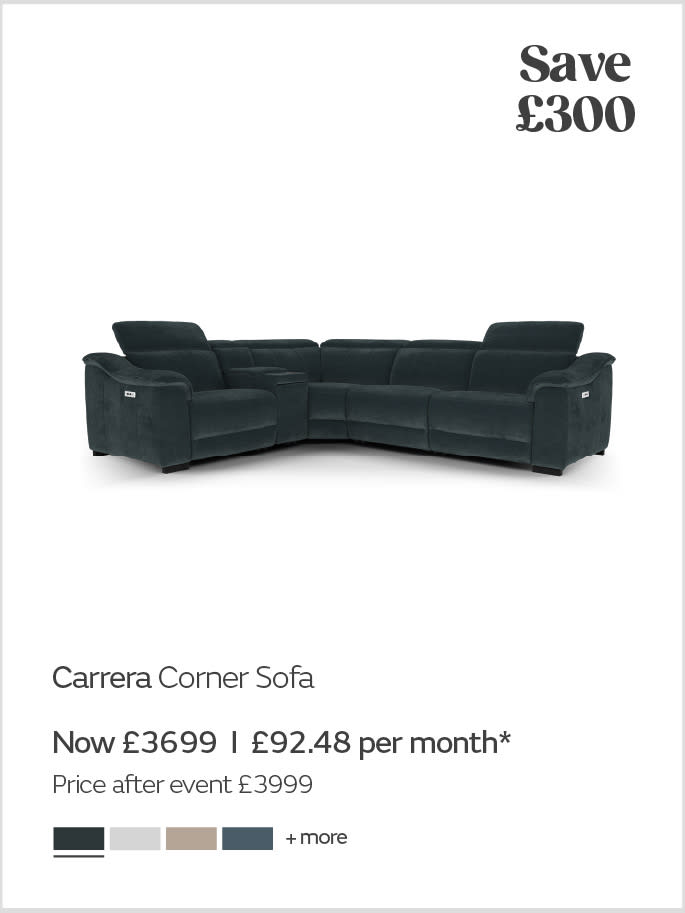 Carrera corner sofa
